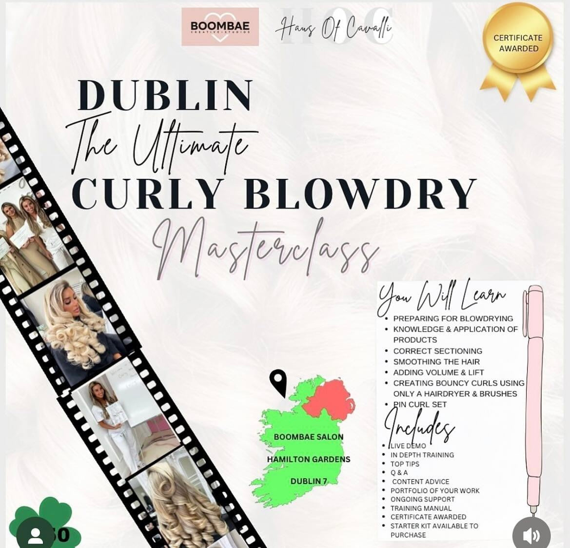 Dublin Curly Blowdry Masterclass